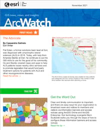ArcWatch November 2021 magazine cover