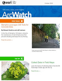 The ArcWatch October 2023 magazine issue cover