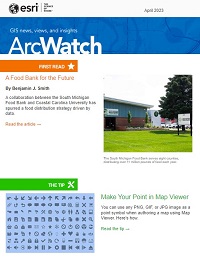ArcWatch April 2023 magazine cover