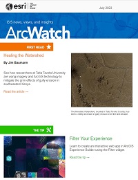 ArcWatch July 2023 magazine cover