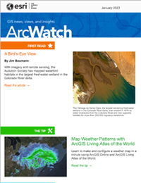 ArcWatch January 2023 magazine cover