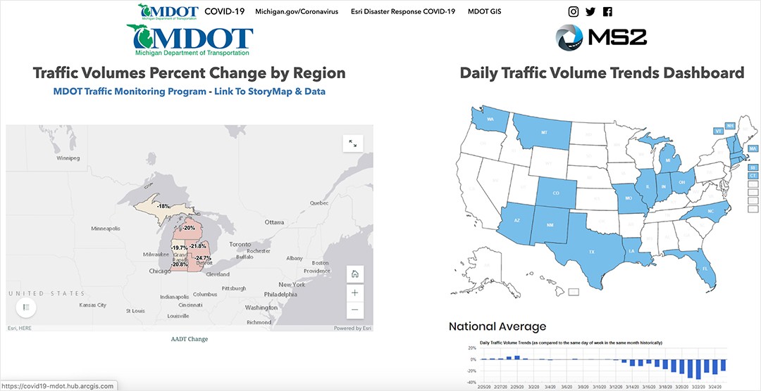 Mdot Keeps Residents Informed And Safe With Its New Gis Hub