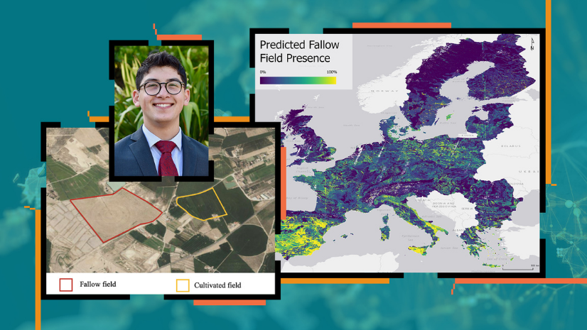 USC Student Wins Discovery Scholar Award Using R-ArcGIS Bridge to Study Land Fallowing in Europe