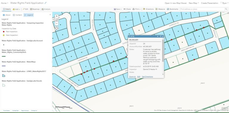 Water Rights Viewer Problem-Solving at a Small Utility