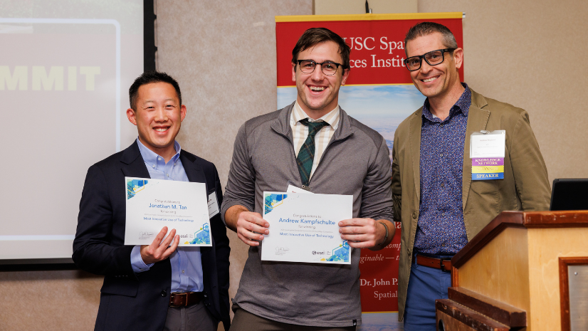 Showcasing Innovation in GIS Education through Student Projects at the LA Geospatial Summit