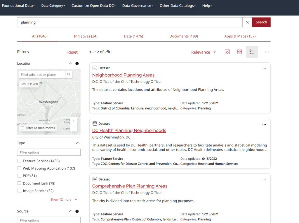 Open Data Dc The Emergence of GeoAI in Planning