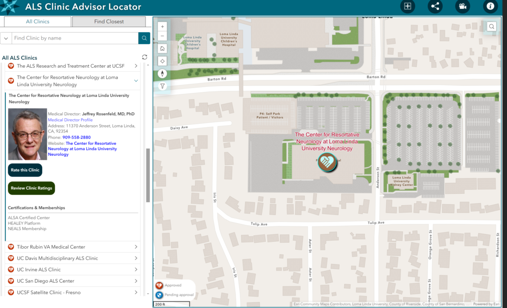 Using GIS to Elevate Clinic Quality and Improve Care for ALS /MND Patients