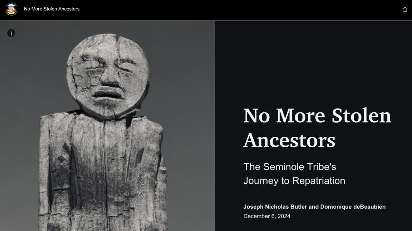 No More Stolen Ancestors: The Seminole Tribe’s Quest for Repatriation