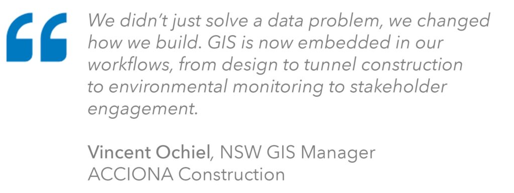 Transforming Major Infrastructure and Tunneling Projects with ArcGIS