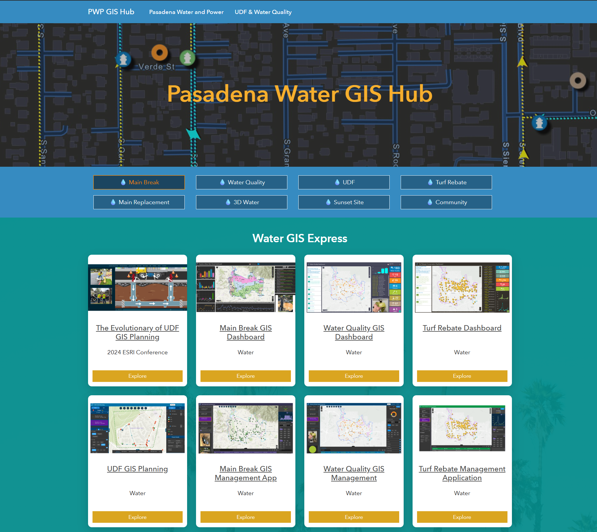 GIS Express: Comprehensive GIS Solutions for Pasadena Water