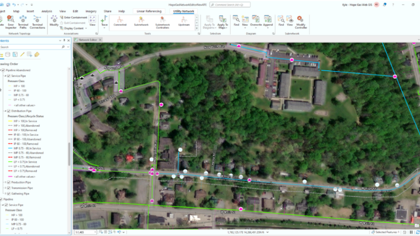 Hope Gas Expands its Utility Network GIS for Service Growth