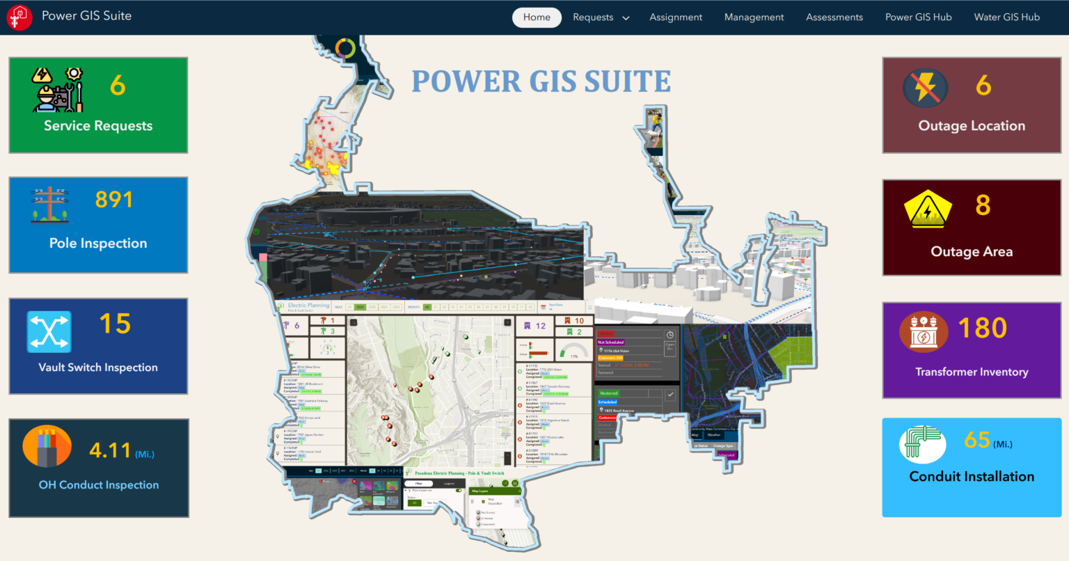GIS Vision: Comprehensive GIS Solutions for Pasadena Power