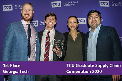 Winners of TCU 2020 Supply Chain Comp