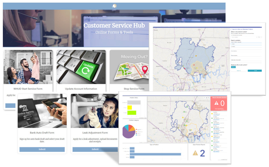 WHUD enables staff and customers with a Customer Service HUB WHUD enables staff and customers with a Customer Service HUB