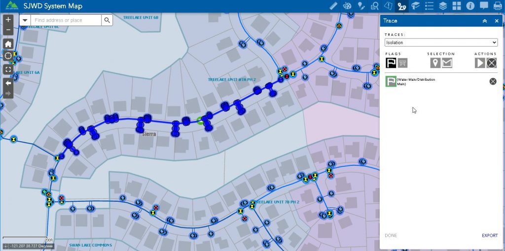 Utility Network Trace