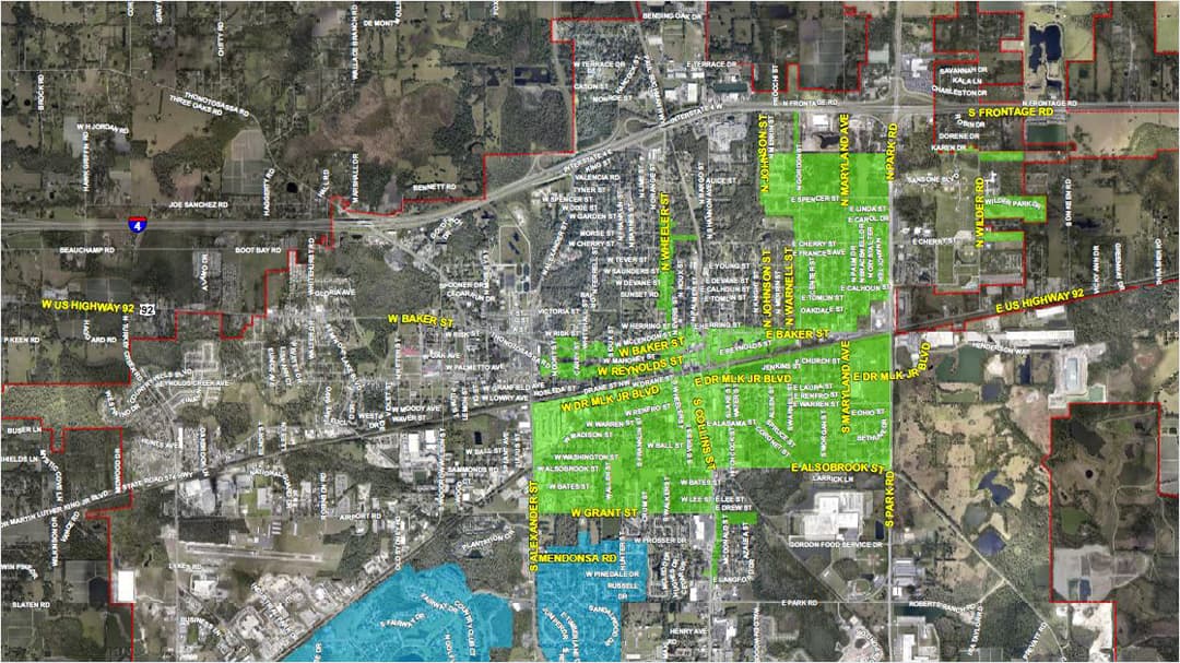 The final Automated Trash Collection map submitted to Plant City's City Commission.