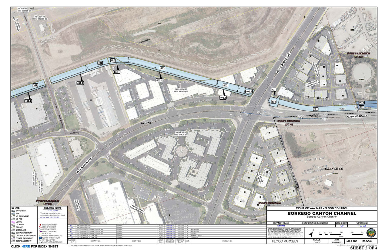 map of right of ways