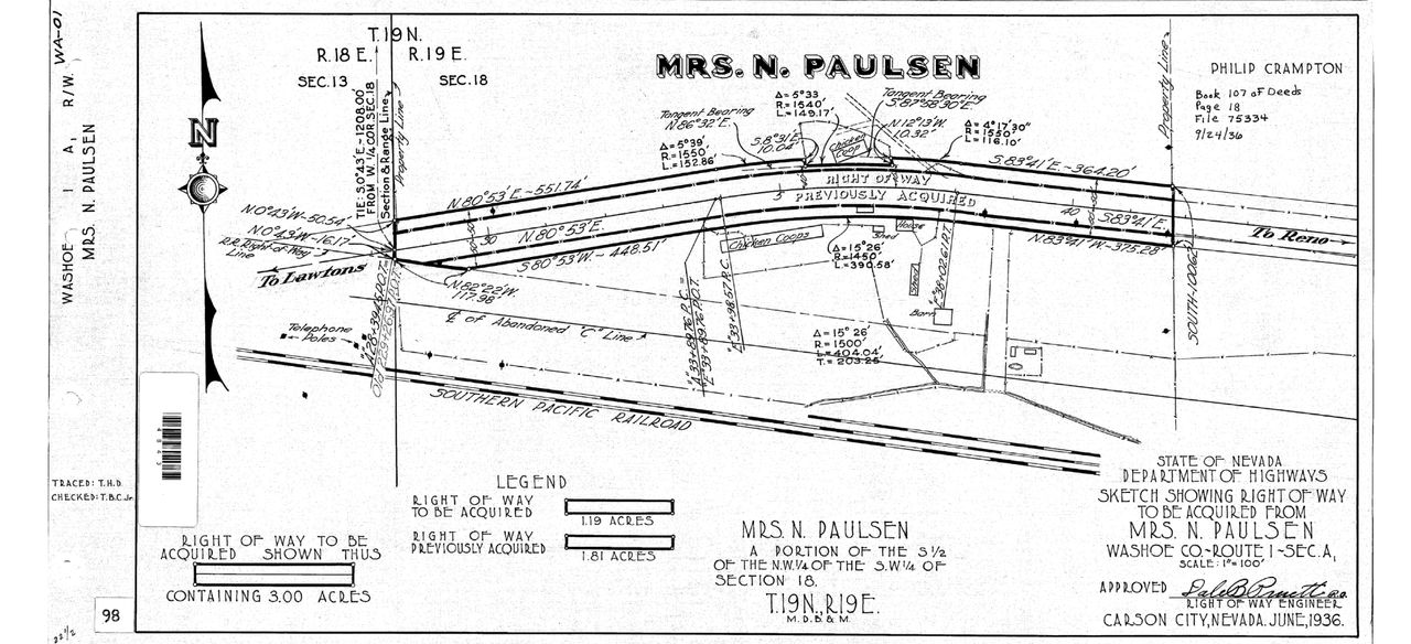 G3633570 | Nevada DOT Right of Way | User Story