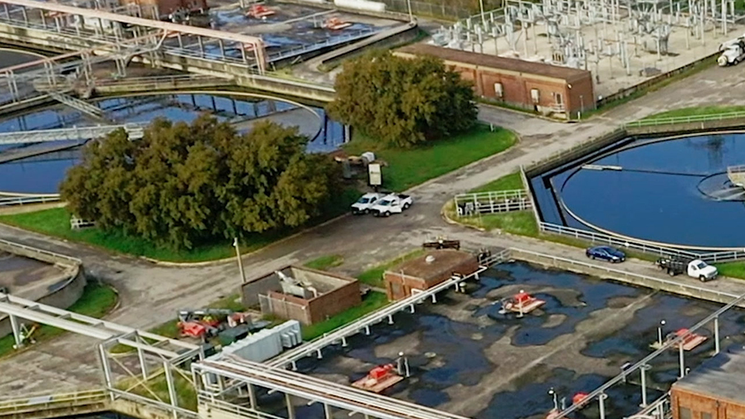 One of the major Water Treatment Facilities serving the citizens of the city of Houston and its surrounding areas