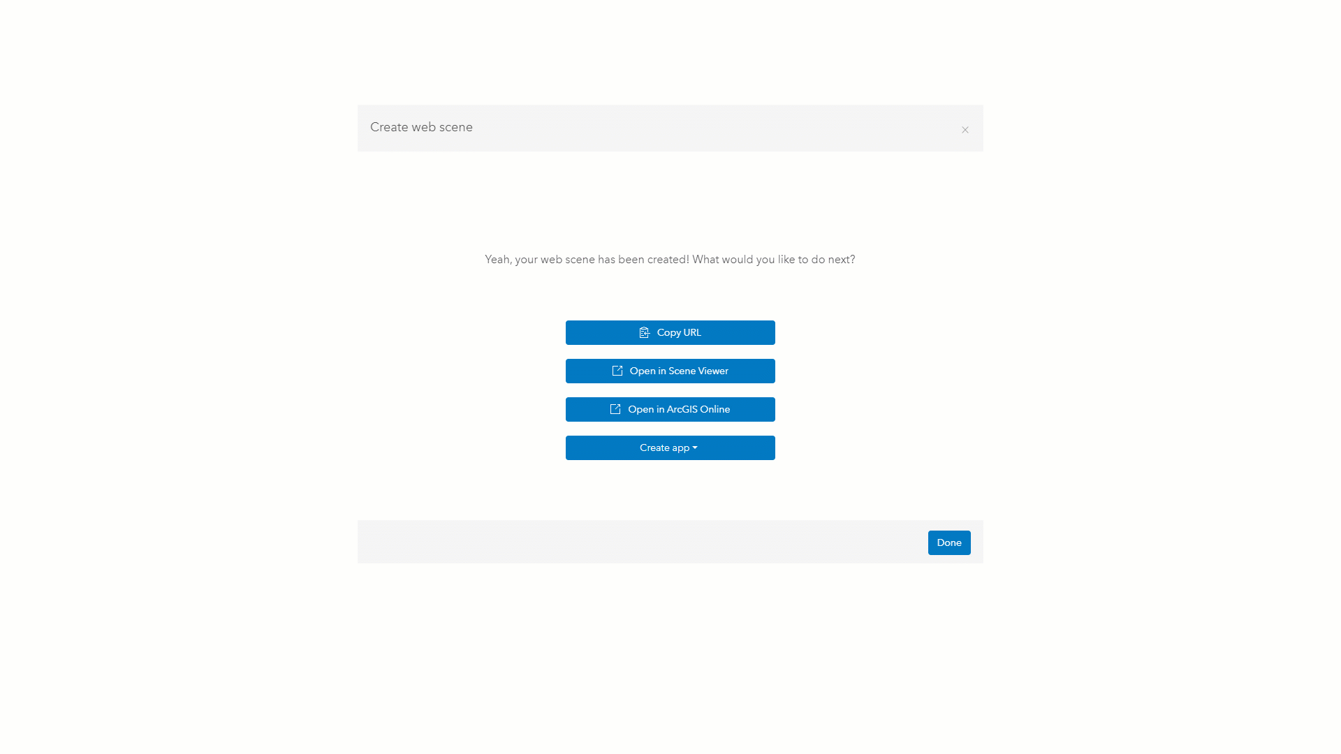 A GIF showing how to create a story with ArcGIS StoryMaps showing 3D urban models and text