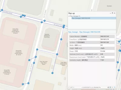 A digital map