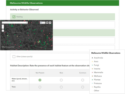 Digital survey for Melbourne Wildlife Observations