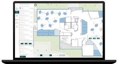 What's new in ArcGIS Indoors webinar text split image