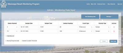 Enhancing Mississippi Beach Water Monitoring Through GIS Technology | MDEQ Beach Water Monitoring