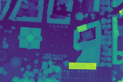 DSM eines Stadtviertels von Dortmund