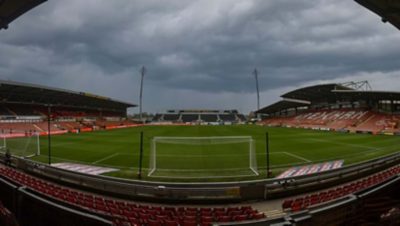 Screenshot courtesy of Wien3420 showing a 3D map of buildings in aspern Seestadt and a readout of total embodied CO2 emissions to measure building performance and efficiency. 