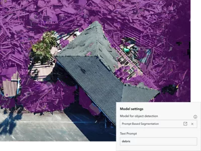 Busy city street scene with pedestrians highlighted by a pretrained model analyzing crowd density