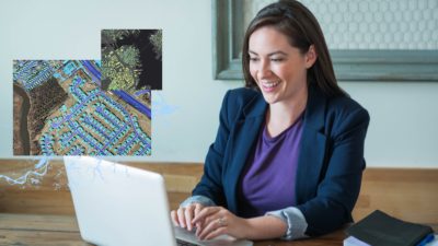 Captura de pantalla de una aplicación de representación cartográfica web de ArcGIS con elementos interactivos como una barra de búsqueda, un gestor de capas y una leyenda.