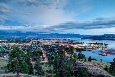 Kelowna BC skyline