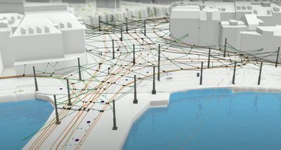Der VBZ4D am Neumühlequai in Zürich
