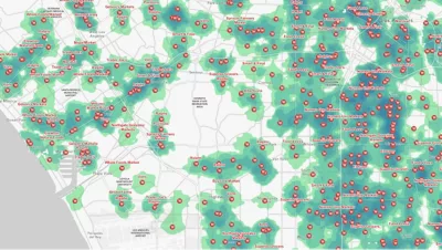 Map of nonprofit data