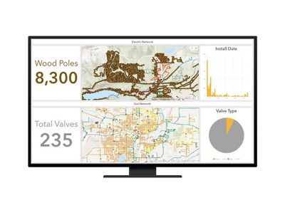 Kuvituskuva, missä on näytöllä tilannekuva verkko-omaisuudesta