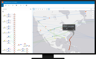 A map of the United States with a hurricane path on it