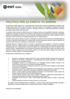 politica per la parità di genere