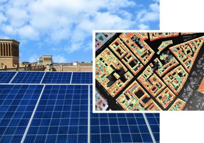 Solarpotenzial-Analyse eines Stadtviertels in Prag