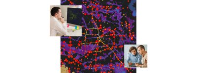  a gis professional designs and presents a map with many data points
