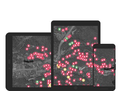 Kuvituskuva, missä on erilaisia mobiililaitteita