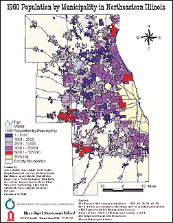 1960 population by municipality