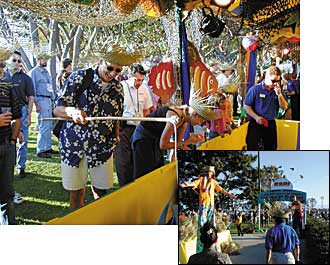 2 scenes from Caribbean Night festivities