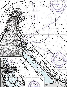 Harbor, Approach, and Coastal Scale Nautical Chart