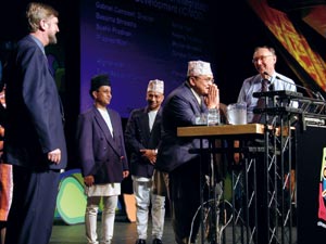 President's Award presented to ICIMOD representatives