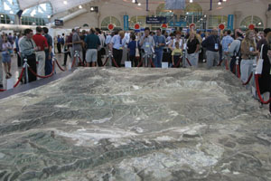 Camp Pendleton, California solid terrain model