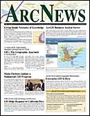 Fall 2007 ArcNews cover, click to see enlargement
