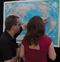 a map at UC 2007
