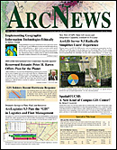 Fall 2008 ArcNews cover, click to see enlargement