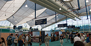 photo of the exhibit hall